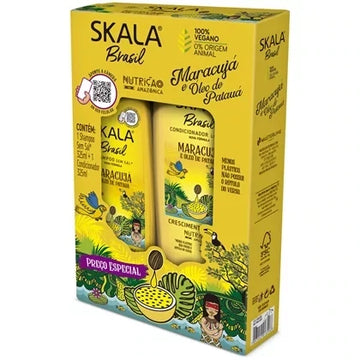 Skala Expert Passion Fruit And Patauá Oil Shampoo And Conditioner Kit