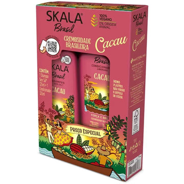 Skala Brasil Cacau Shampoo And Conditioner Kit