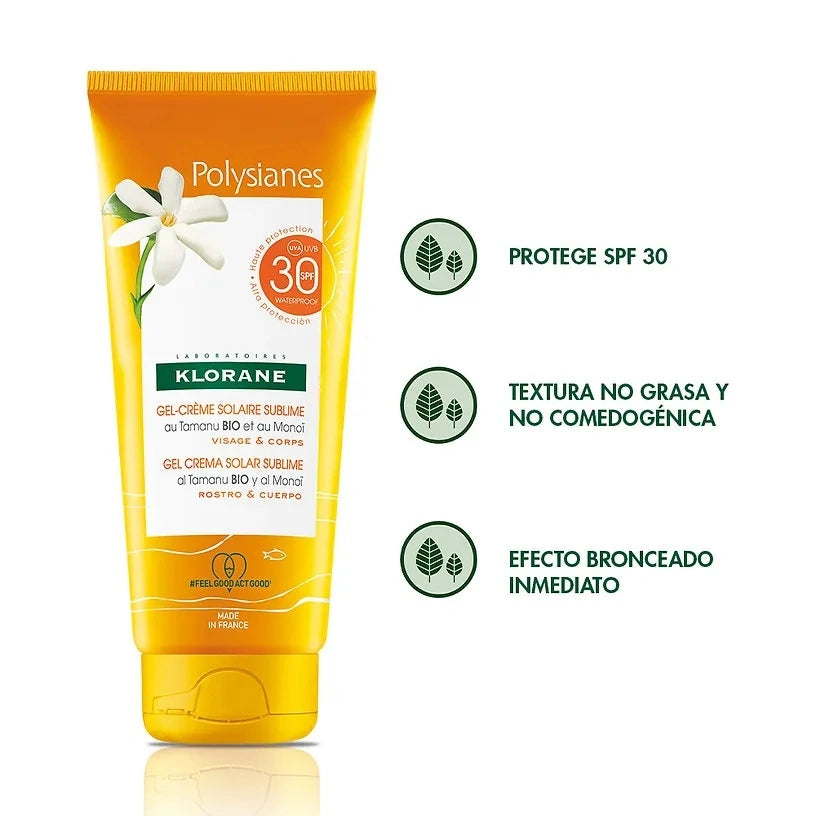 Klorane Polysiane Gel Cream Spf 30