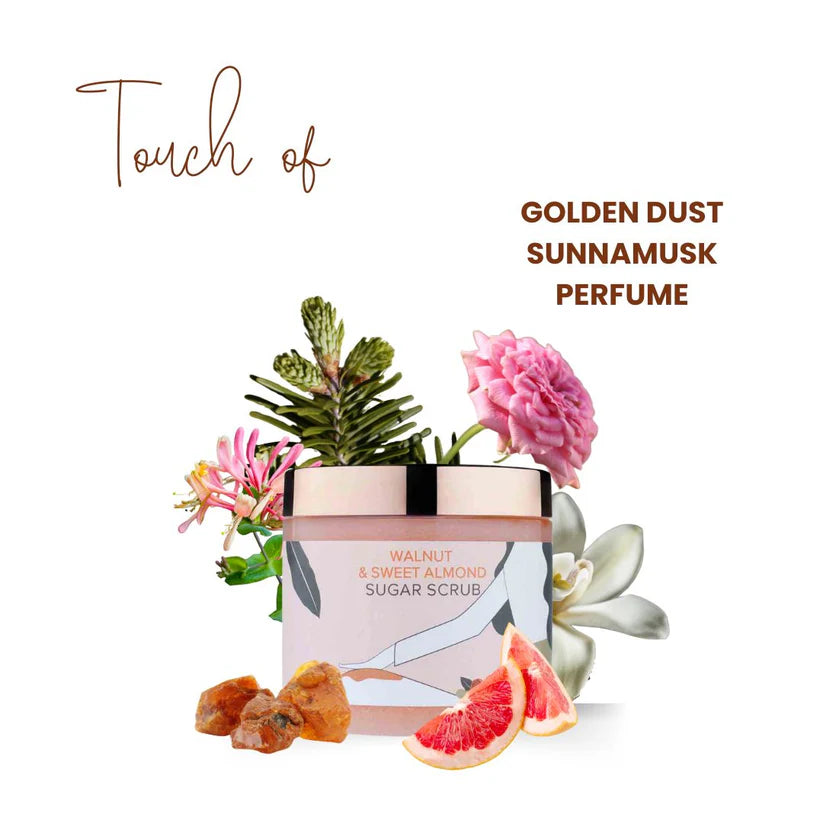 Khan El Kaser Sugar Scrub - Walnut and Sweet Almond