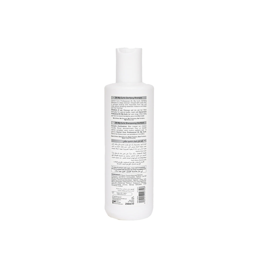Cosmaline Cosmal Cure Professional Oh My Curls Clarifying Shampoo