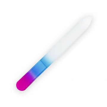 Optimal Double-Sided Glass Nail File Blue