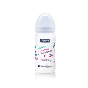 Optimal Wide Neck Feeding Bottle 300ml