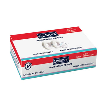 Optimal Transparent Pe Tape 1.25CM*9.14M (24 Rolls)