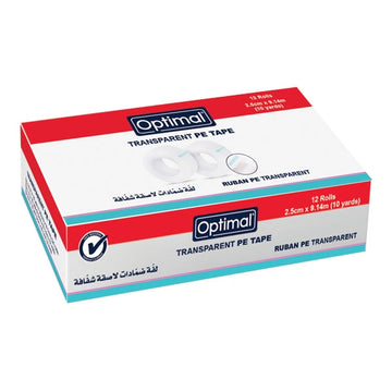 Optimal Transparent Pe Tape 2.5CM*9.14M (12 Rolls)