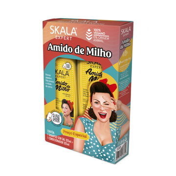 Skala Expert Amido de Milho Shampoo And Conditioner Kit