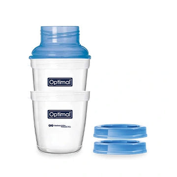 Optimal Wide Neck Food And Milk Storage Cups