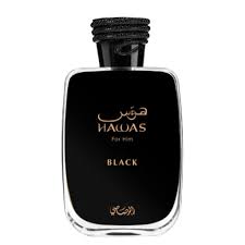 عطر رصاصي حواس بلاك للرجال