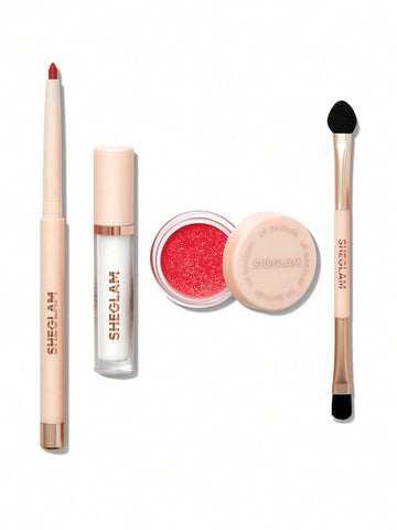 Sheglam Lip Dazzler Glitter Kit-Red Carpet