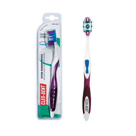 Optimal Extra Rubber Wings Toothbrush (Maxi Clean) Hard