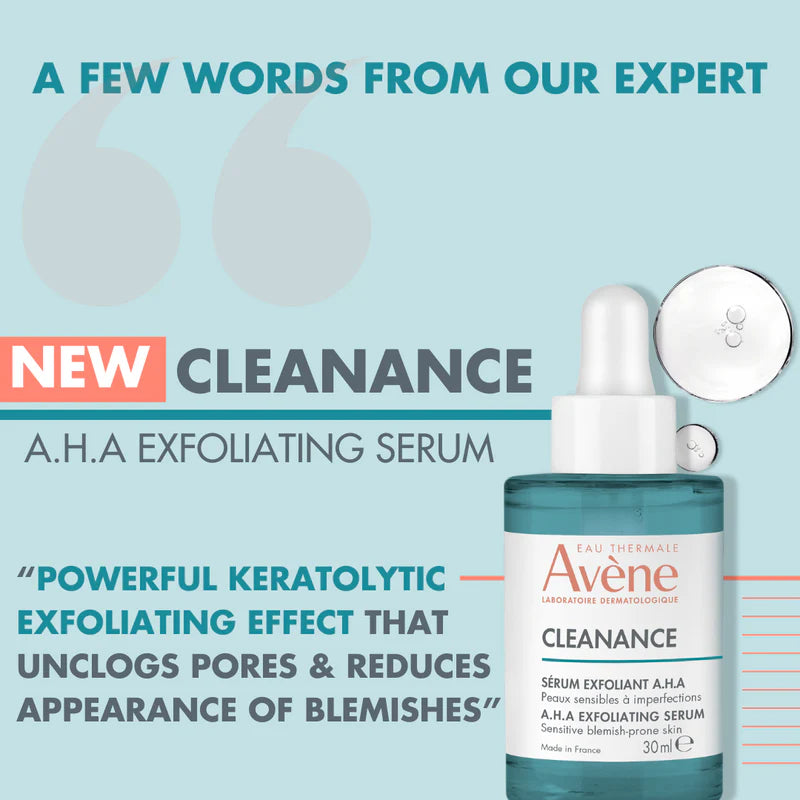 Avene Cleanance Exfoliating Aha Serum