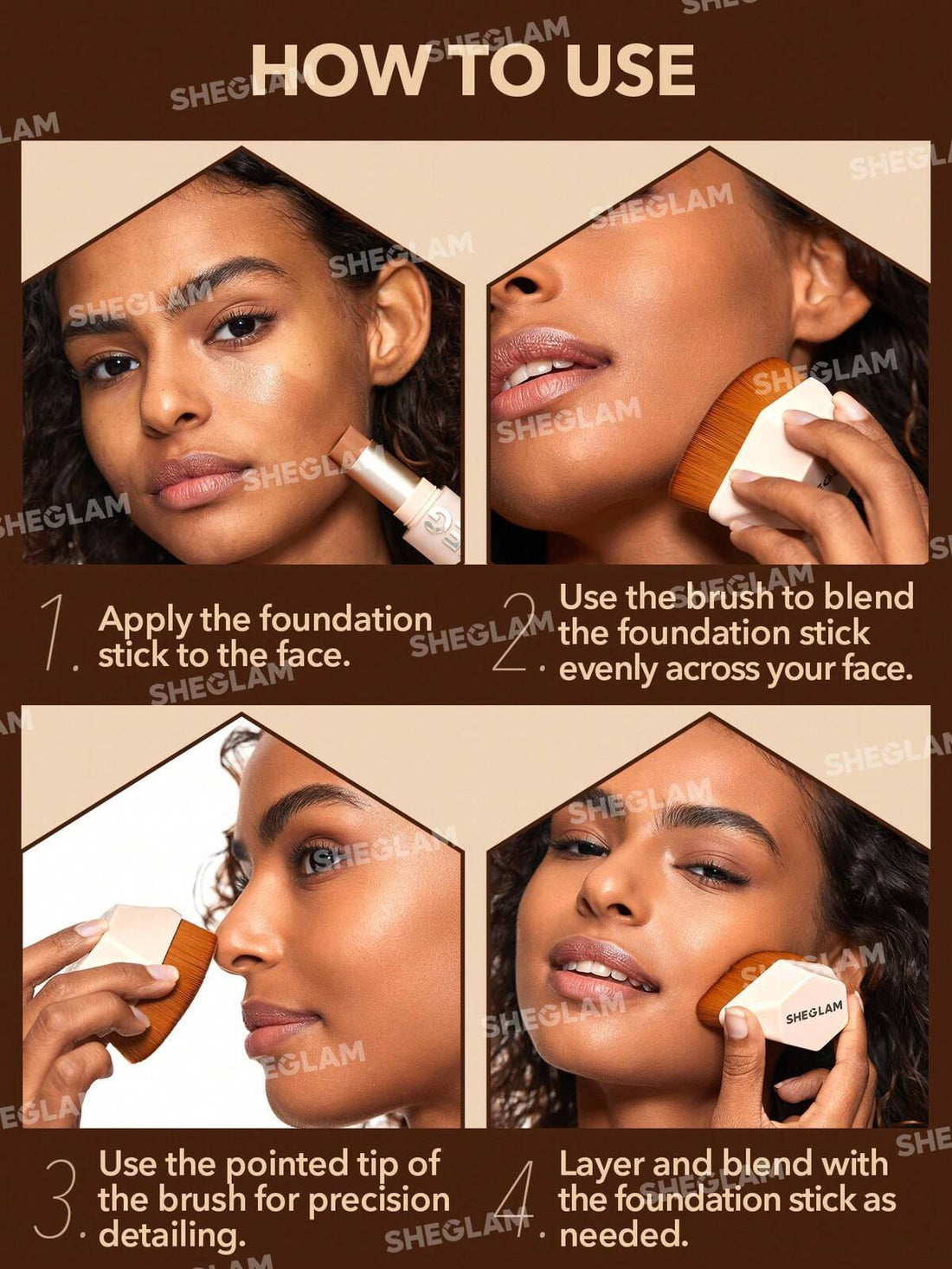 Sheglam Skin Magnet Foundation Brush