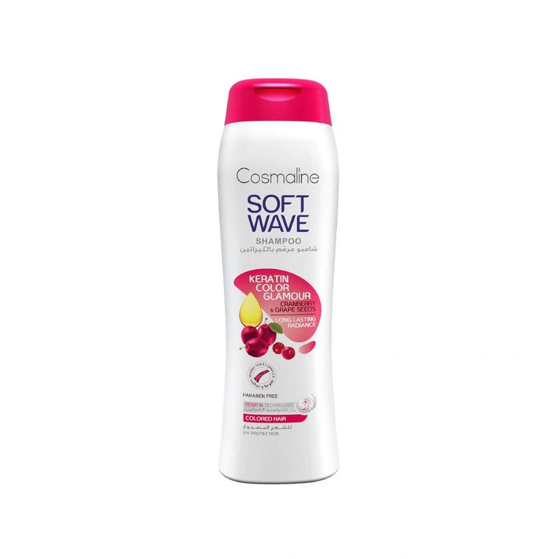 Cosmaline Soft Wave Keratin Color Glamour Shampoo For Colored Hair