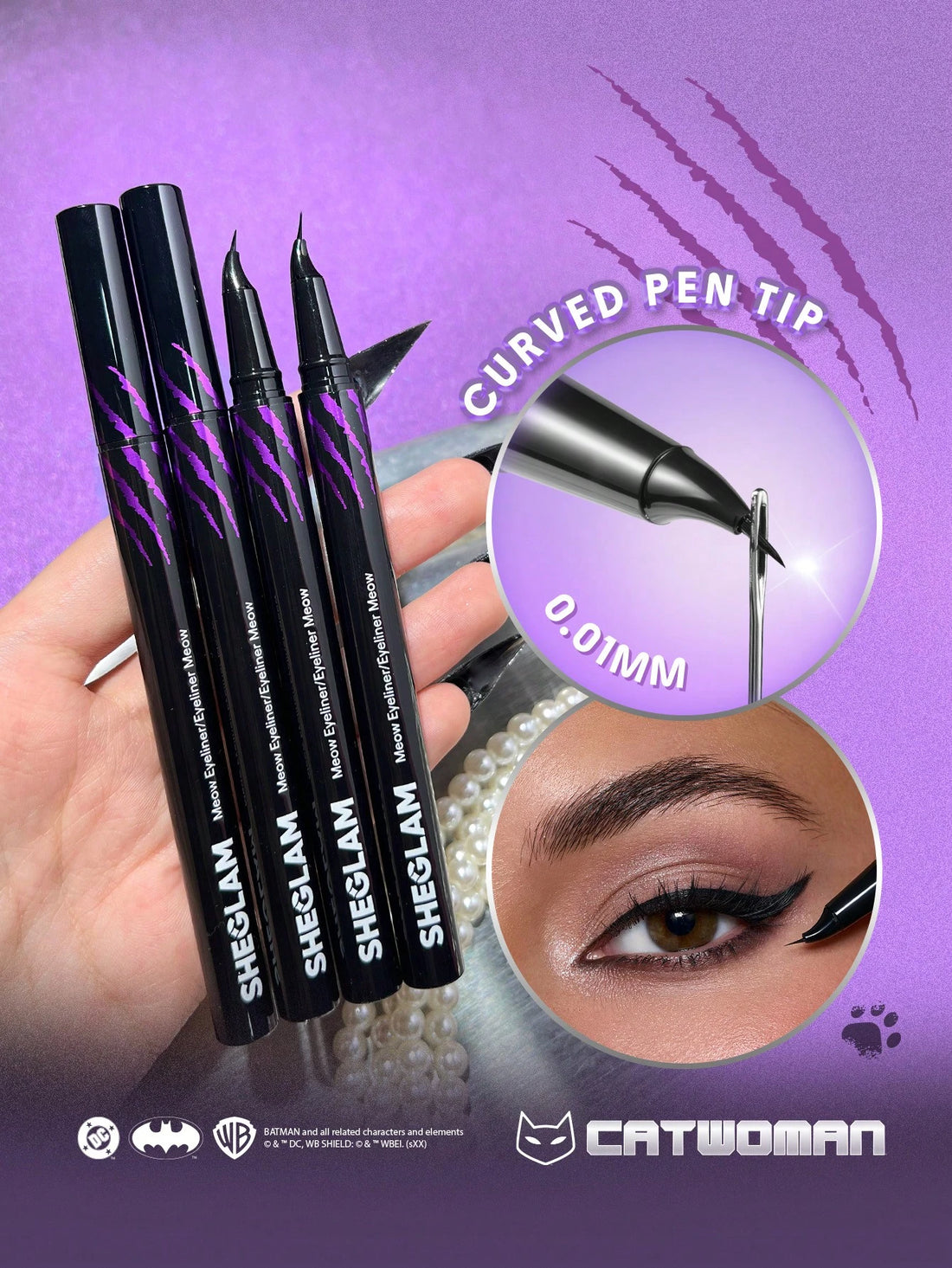 Sheglam CatWomen Eyeliner(Vegan Formula)
