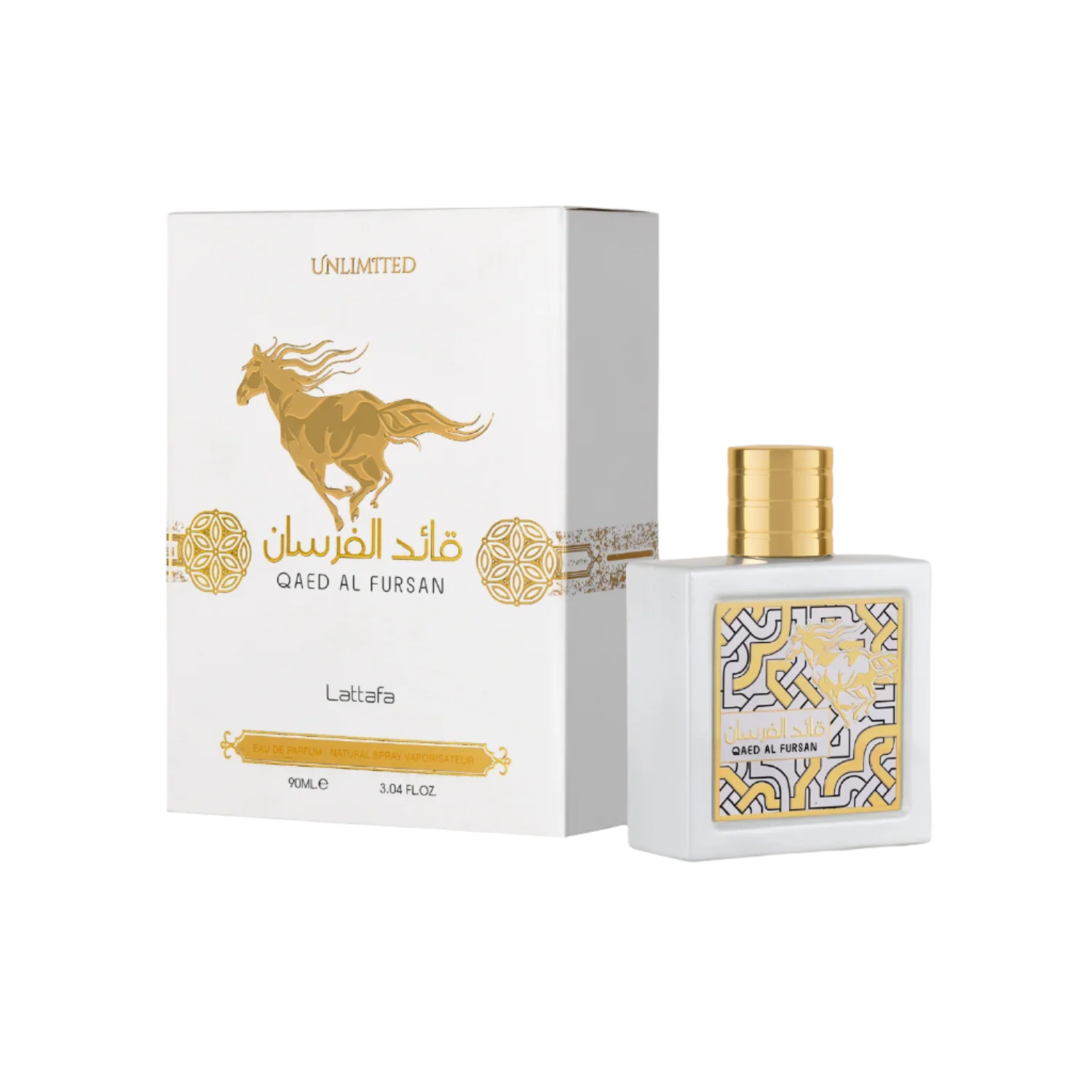 Lattafa Qaed Al Fursan Unlimited Women Perfume 90ml