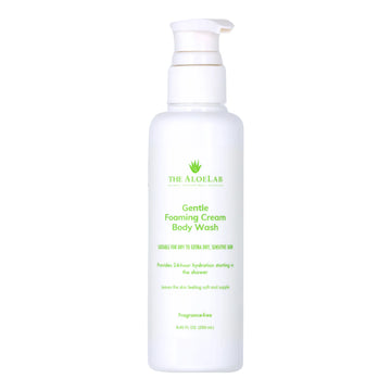 AloeLab Gentle Foaming Cream Body Wash - Fragrance free