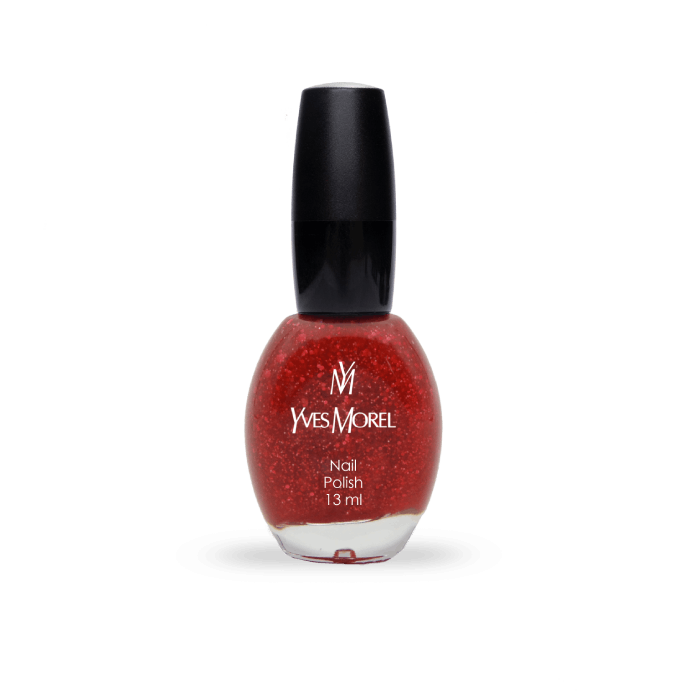 Yves Morel Nail Polish 80 – Falu Red Glitter