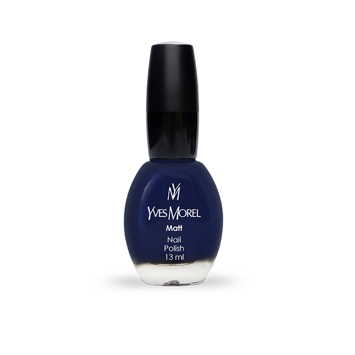 Yves Morel Nail Polish 401 – Dark Navy Matte