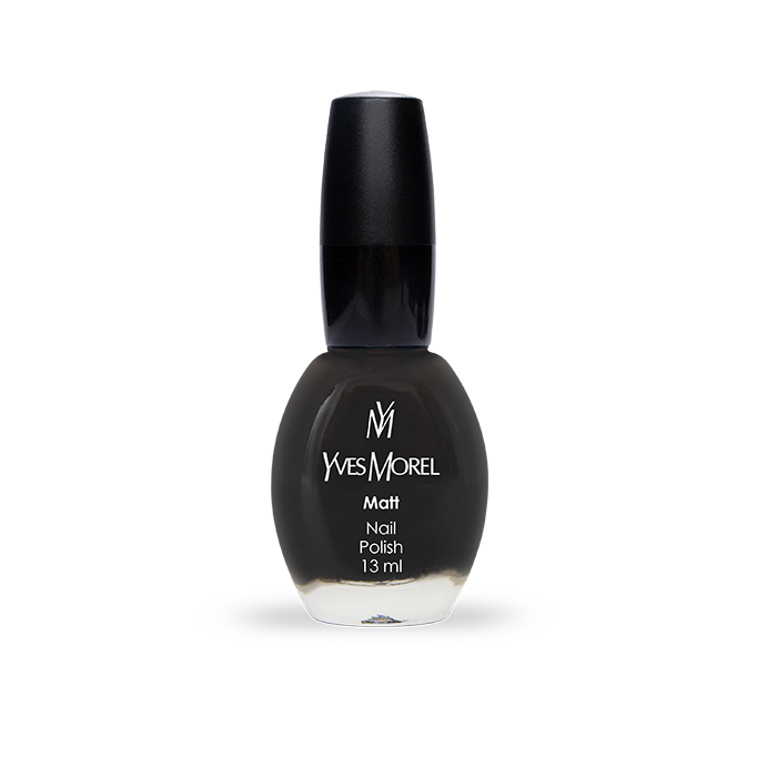 Yves Morel Nail Polish 400 – Black Matte