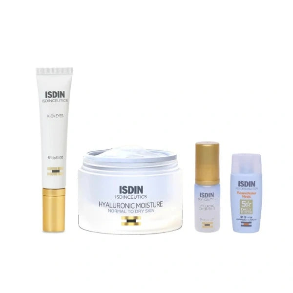 Isdin Blue Routine Set Hyaluronic Moistu And Normal+ Kox Eye