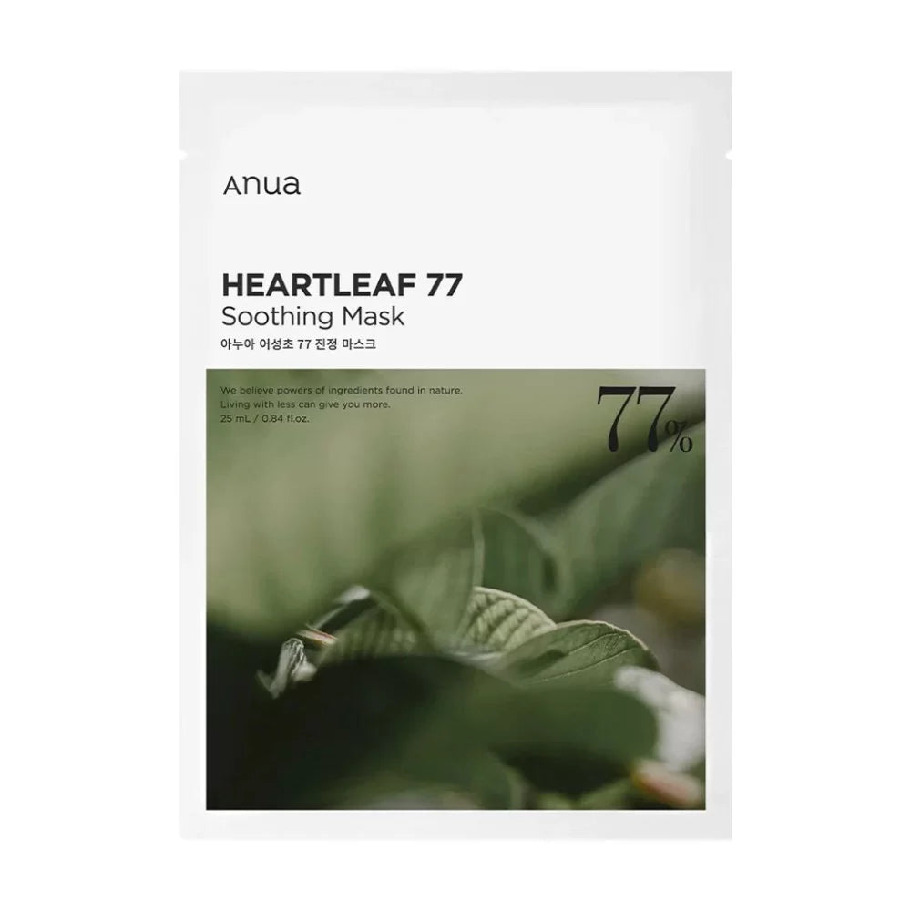 Anua HEARTLEAF 77% SOOTHING SHEET MASK