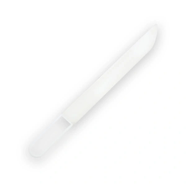 Optimal Double-Sided Glass Nail File White