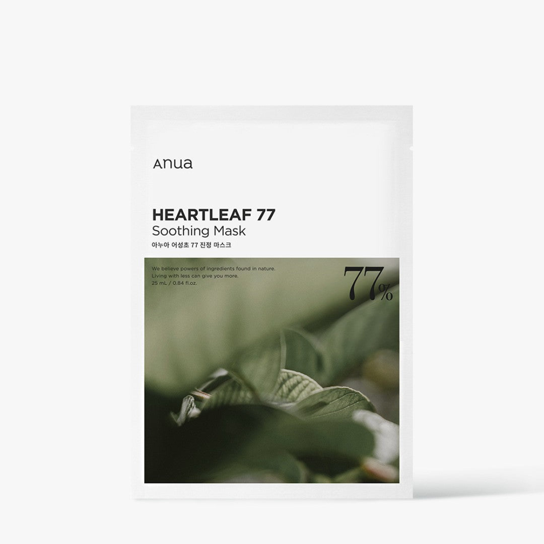 HEARTLEAF 77% SOOTHING SHEET MASK-ANUA-HBYTALA