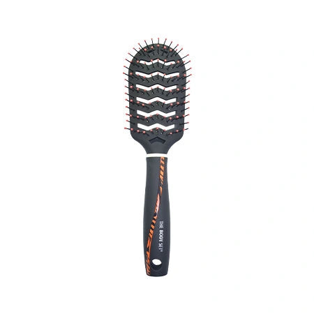 Optimal Hair Brush with Rubber Coating Wet Hair