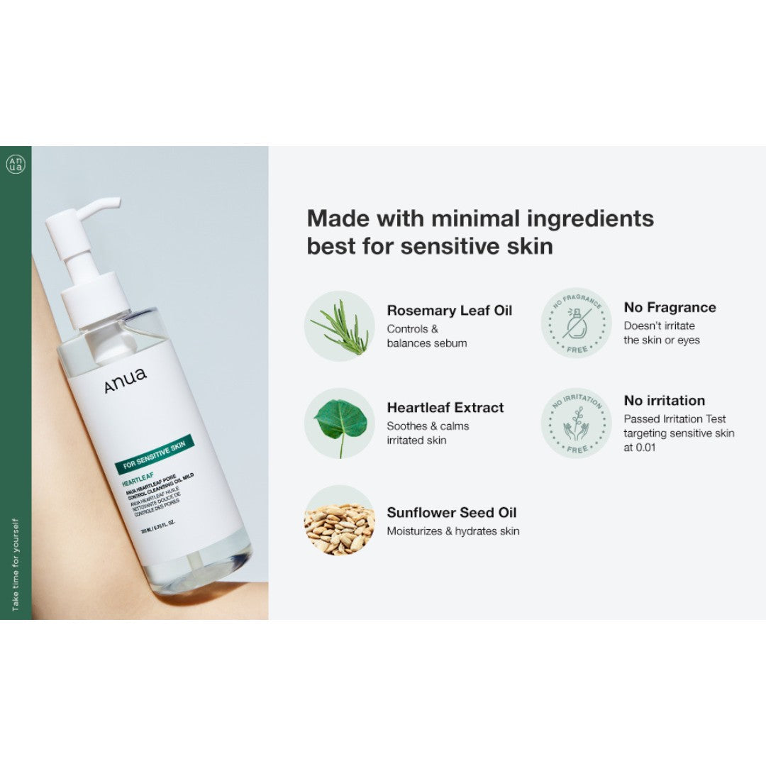 Heartleaf Pore Cleansing Oil MILD-ANUA-HBYTALA