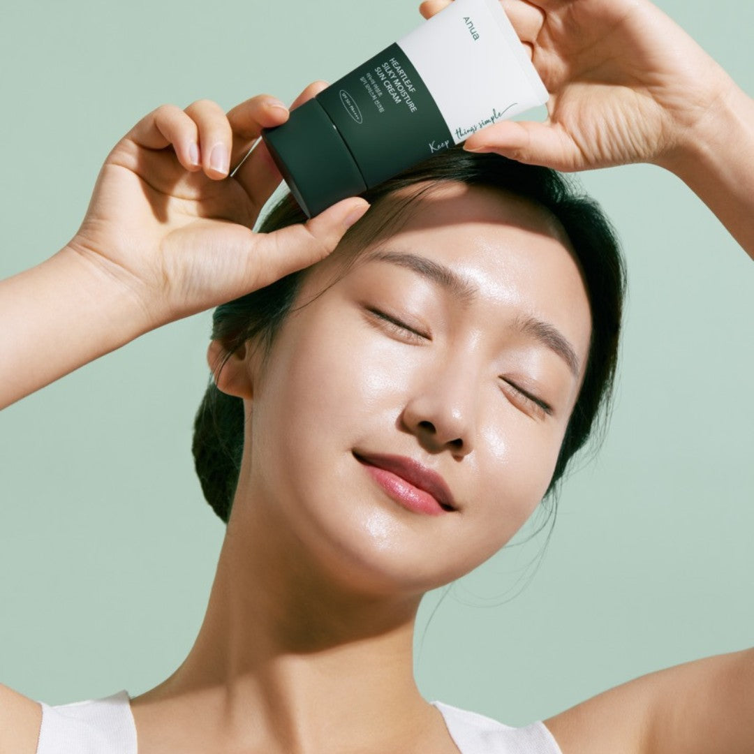 Heartleaf Silky Moisture Sun Cream-ANUA-HBYTALA