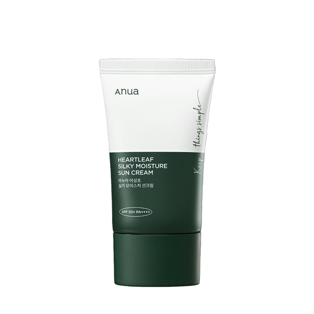 Heartleaf Silky Moisture Sun Cream-ANUA-HBYTALA