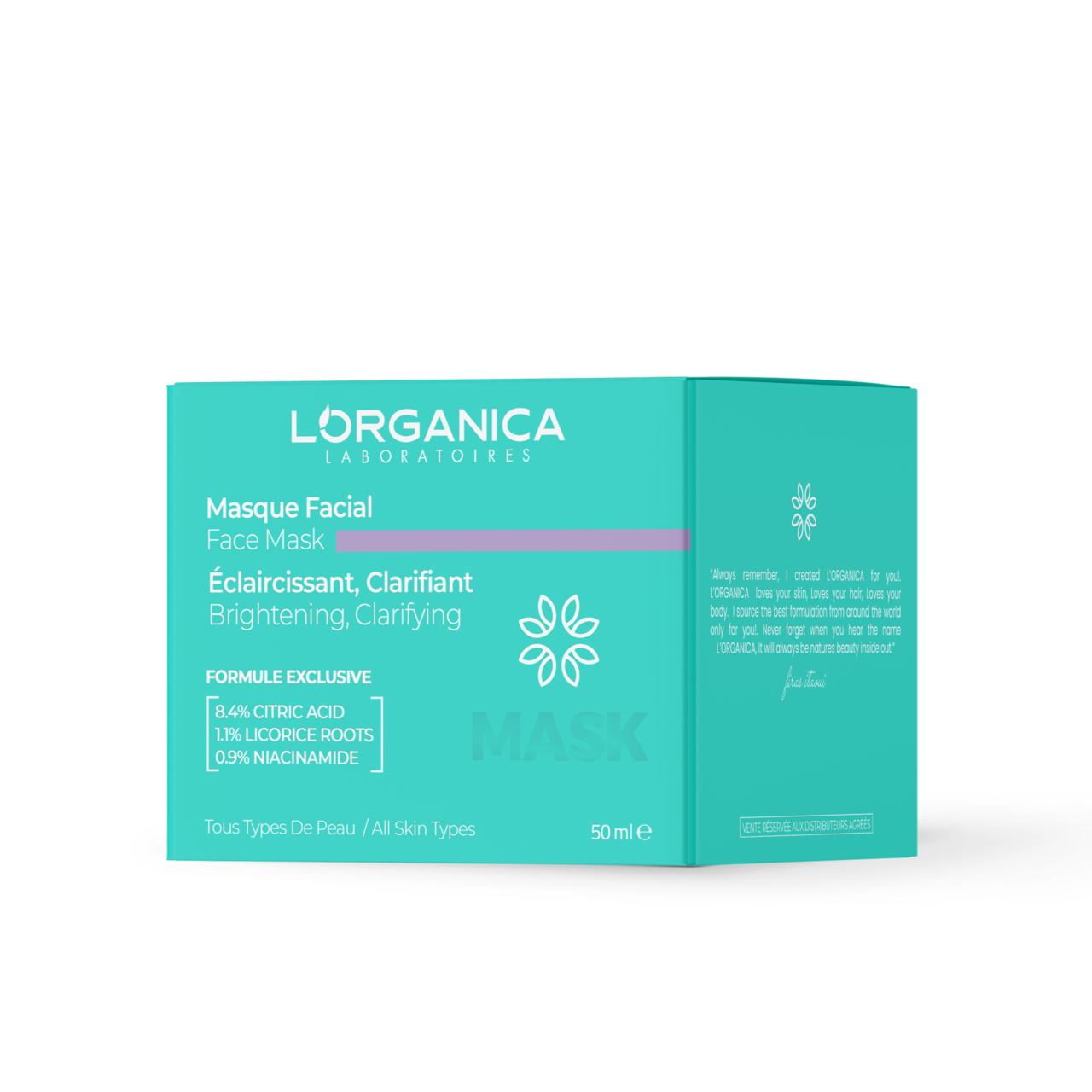 L'organica Brightening Face Mask