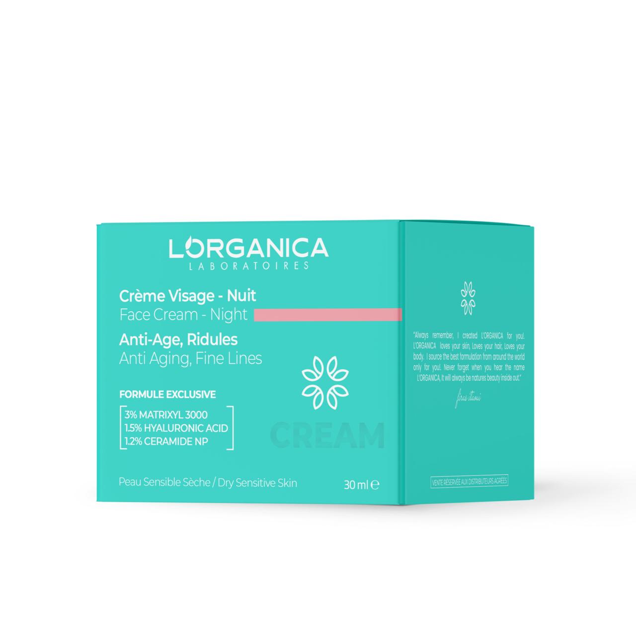 L'organica Anti Age Night Cream Dry-Sensitive Skin