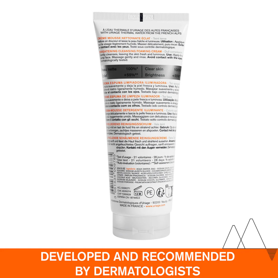Uriage Depiderm  Mousse Net.Eclat