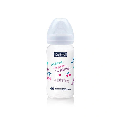 Optimal Wide Neck Feeding Bottle 300ml