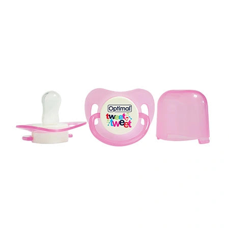 Optimal Round Nipple Silicone Pacifier 6+