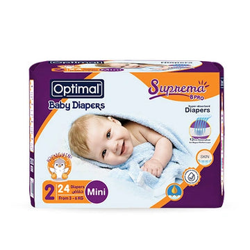 Optimal Baby Diapers 2 (3-6 Kg)-24 Pcs Mini
