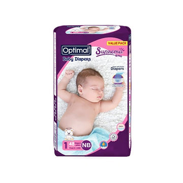 Optimal Baby Diapers 1 (2-5Kg)- 48 Pcs Newborn