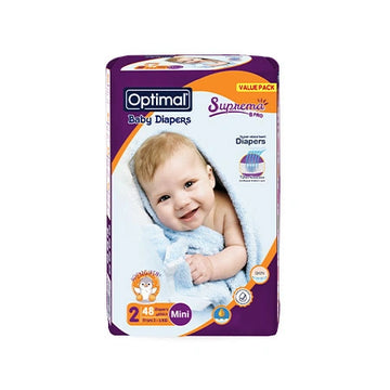 Optimal Baby Diapers 2 (3-6 Kg)-48 Pcs Mini