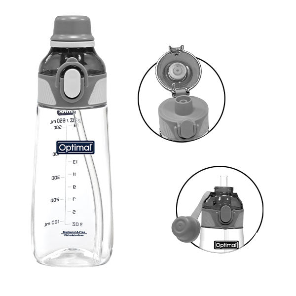 Optimal 2in1 Spout & Straw Tritan Cup – 650 ml