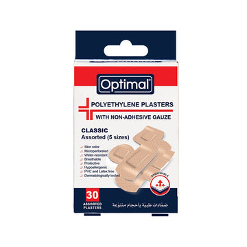 Optimal Polyethylene Plasters Assorted  30 Pcs