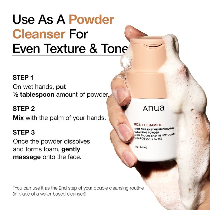 RICE ENZYME BRIGHTENING CLEANSING POWDER-ANUA-HBYTALA