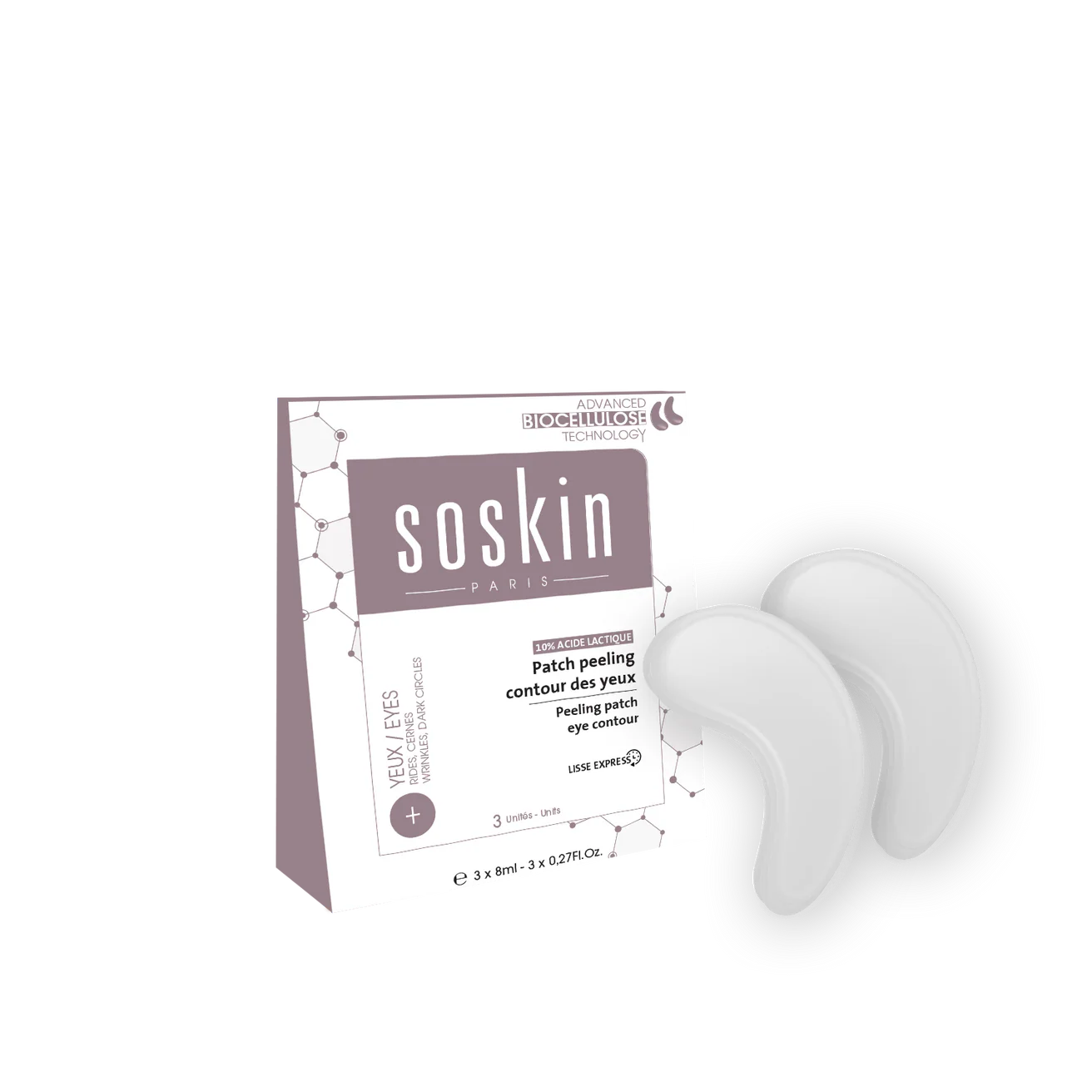 Soskin Eye Contour Peeling Patch With 10% Lactic Acid