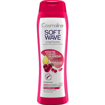 Cosmaline Soft Wave Keratin Color Glamour Conditioner For Colored Hair