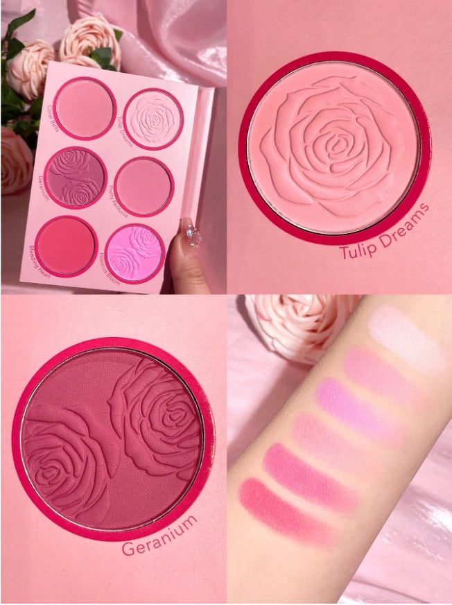 Sheglam Floral Flush Blush Palette Blushing Bouquet
