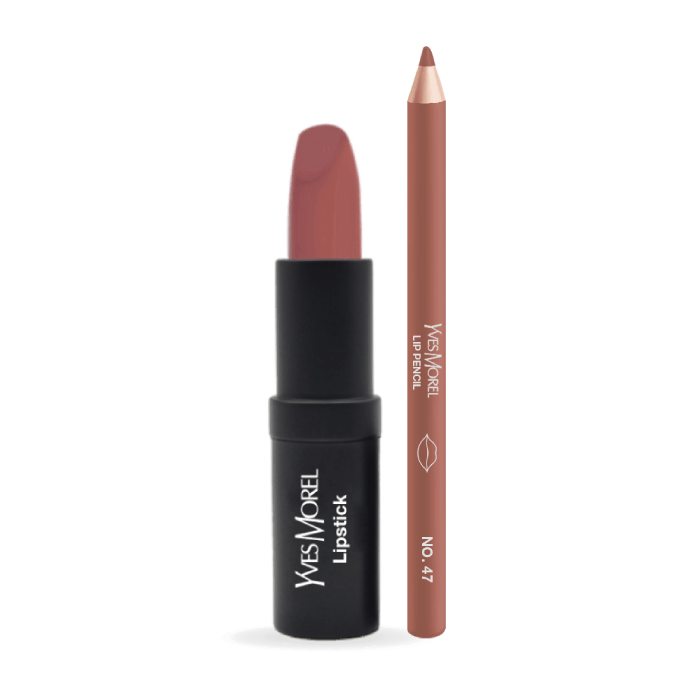 Yves Morel Lipstick Matt + Lip Pencil