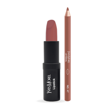 Yves Morel Lipstick Matt + Lip Pencil