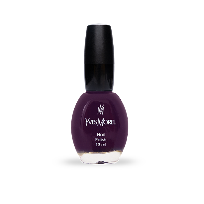 Yves Morel Nail Polish 46 – Midnight Purple Holo Effect