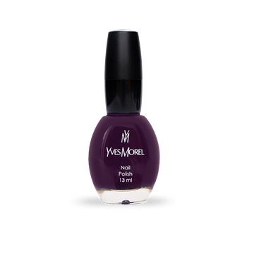 Yves Morel Nail Polish 46 – Midnight Purple Holo Effect