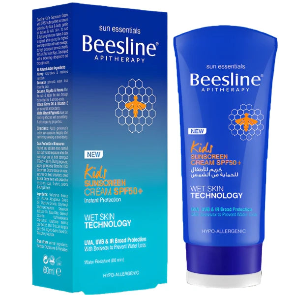 كريم بيزلين للأطفال للوقاية من الشمس SPF50 - مقاوم للماء 